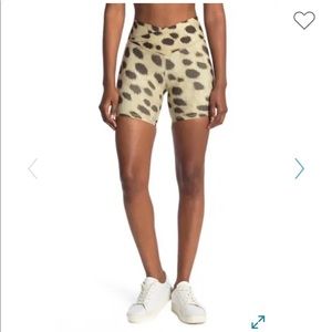 WeWoreWhat Cheetah Print Bike Shorts sz large